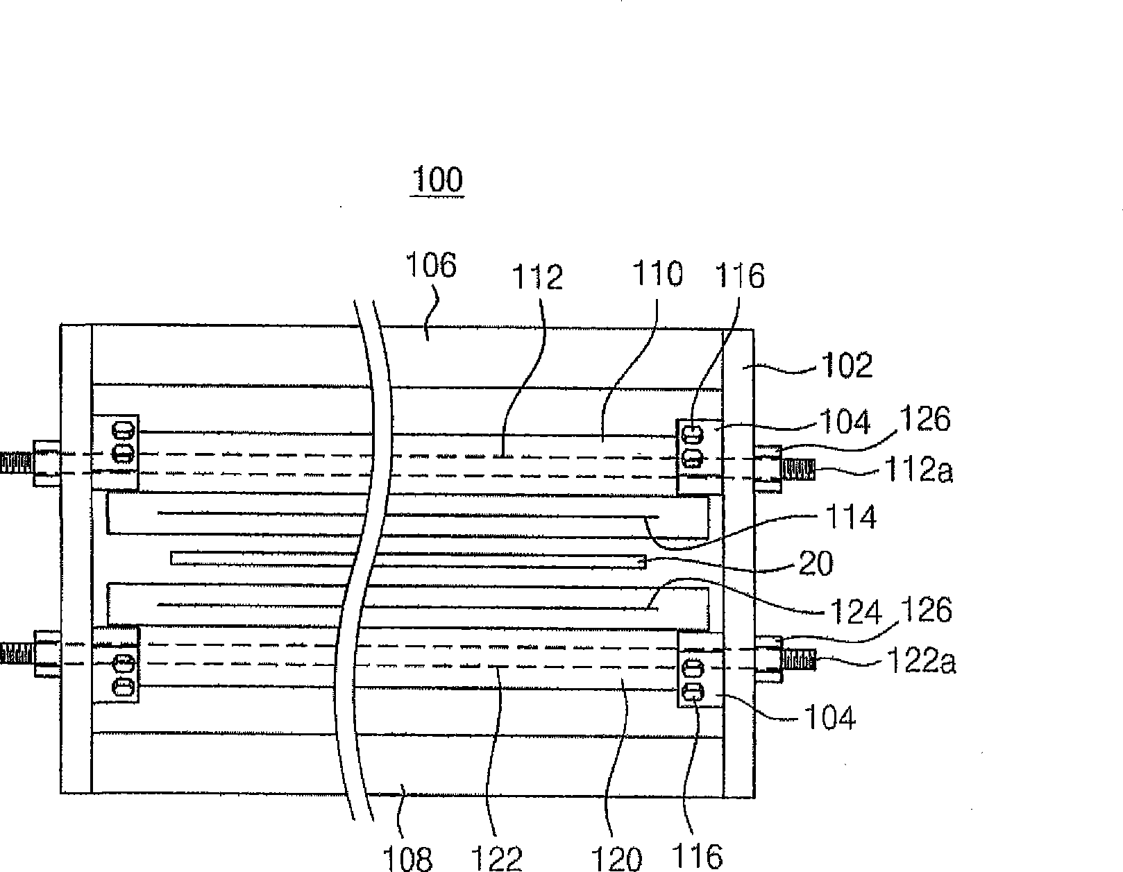 Device for supplying processing fluid and device for processing substrate having the same