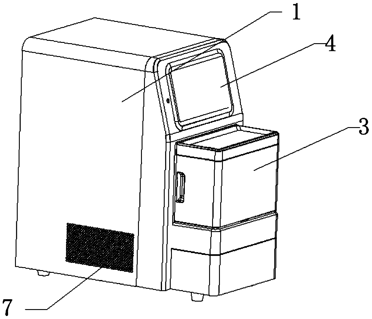 Full-automatic nucleic acid extraction, amplification and detection instrument