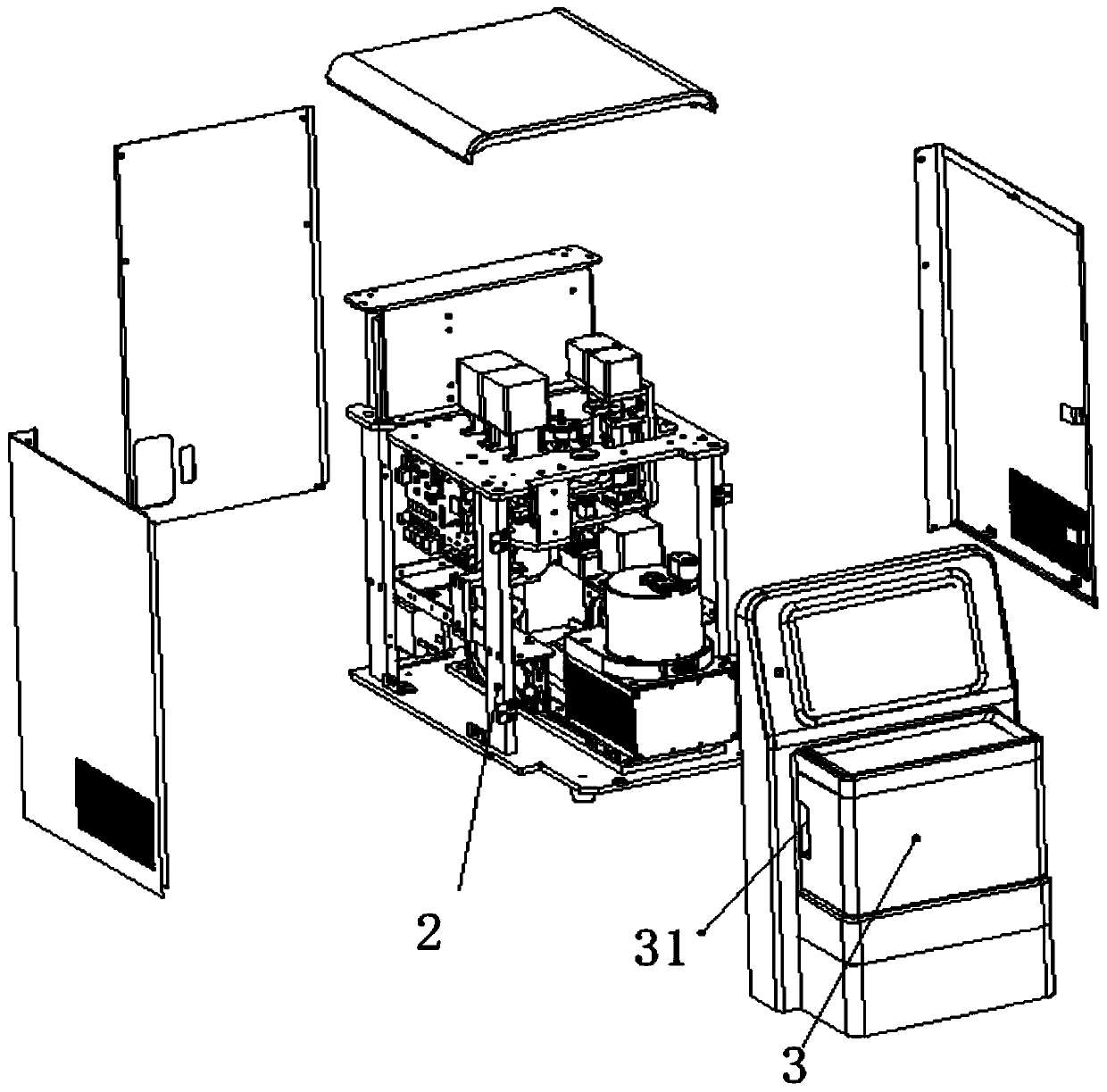 Full-automatic nucleic acid extraction, amplification and detection instrument