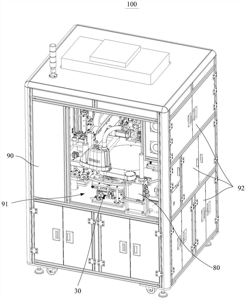 Glass cover plate silk-screen printing device