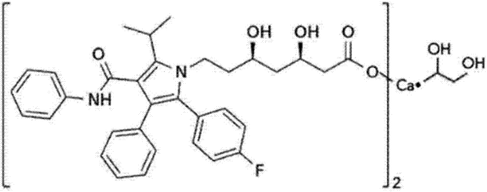 Atorvastatin calcium tablet and preparation method thereof