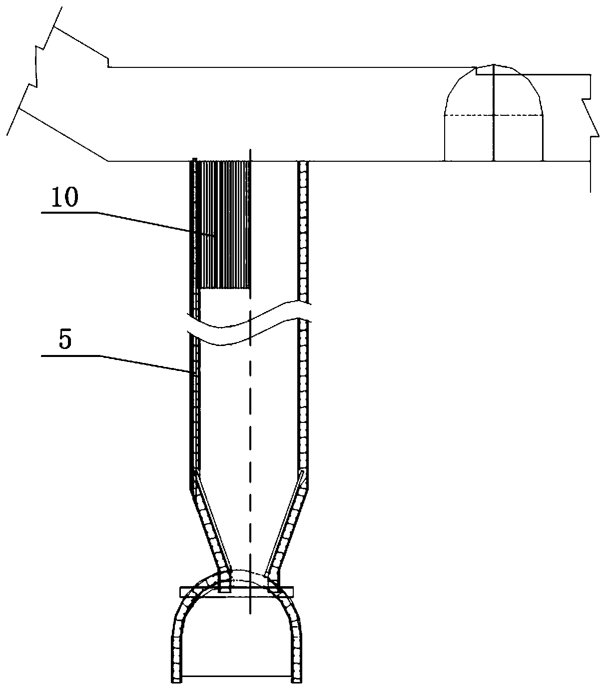 Quick tunnelling and gangue transportation system for coal mine