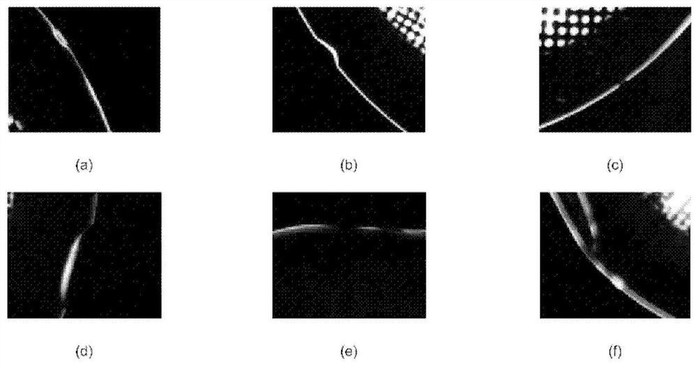 Contact lens edge defect detection method