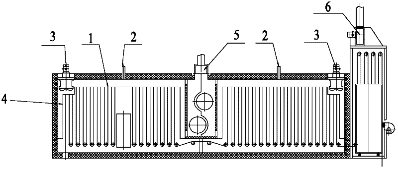 Vertical inverted trapezoidal energy-saving oven with double working area