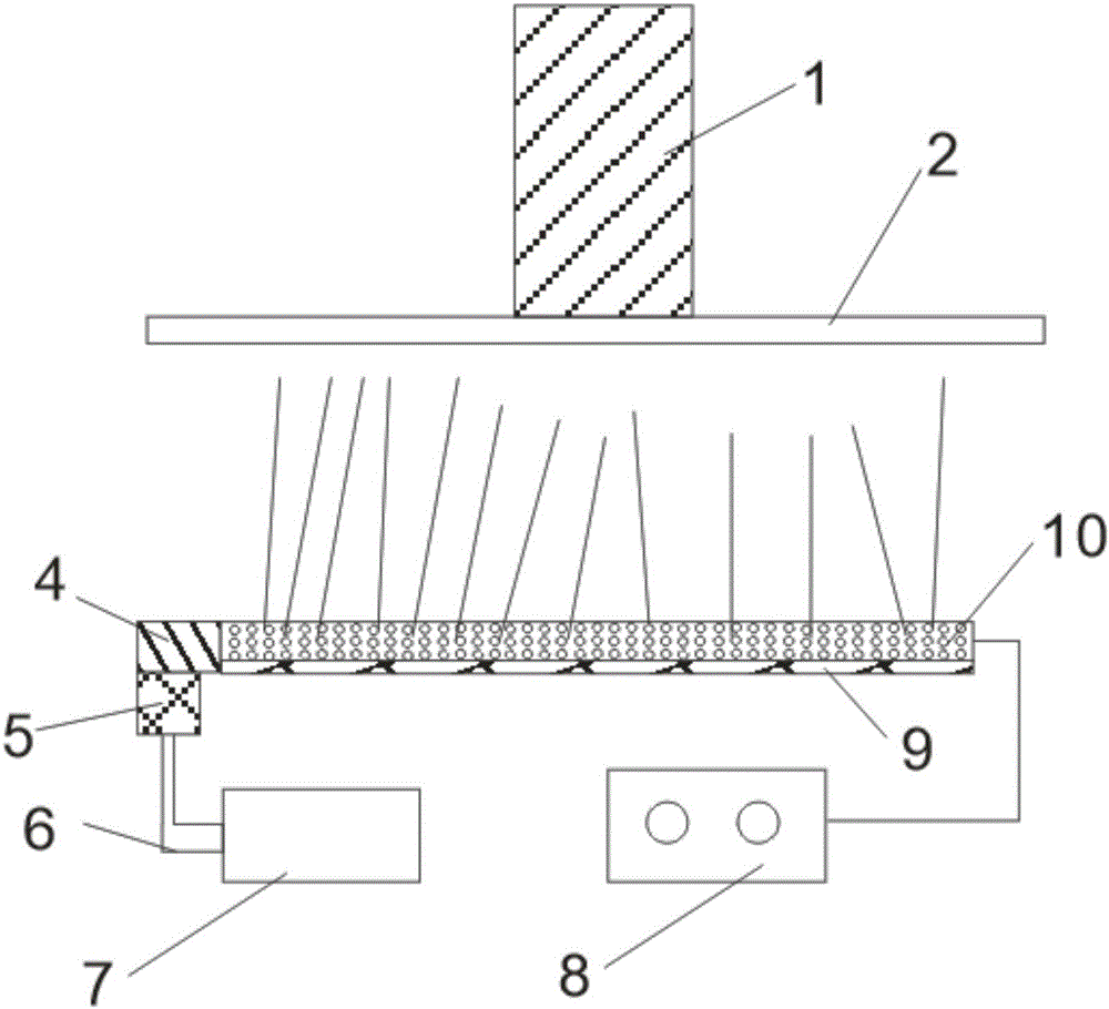 Electrostatic spinning device with porous nozzle