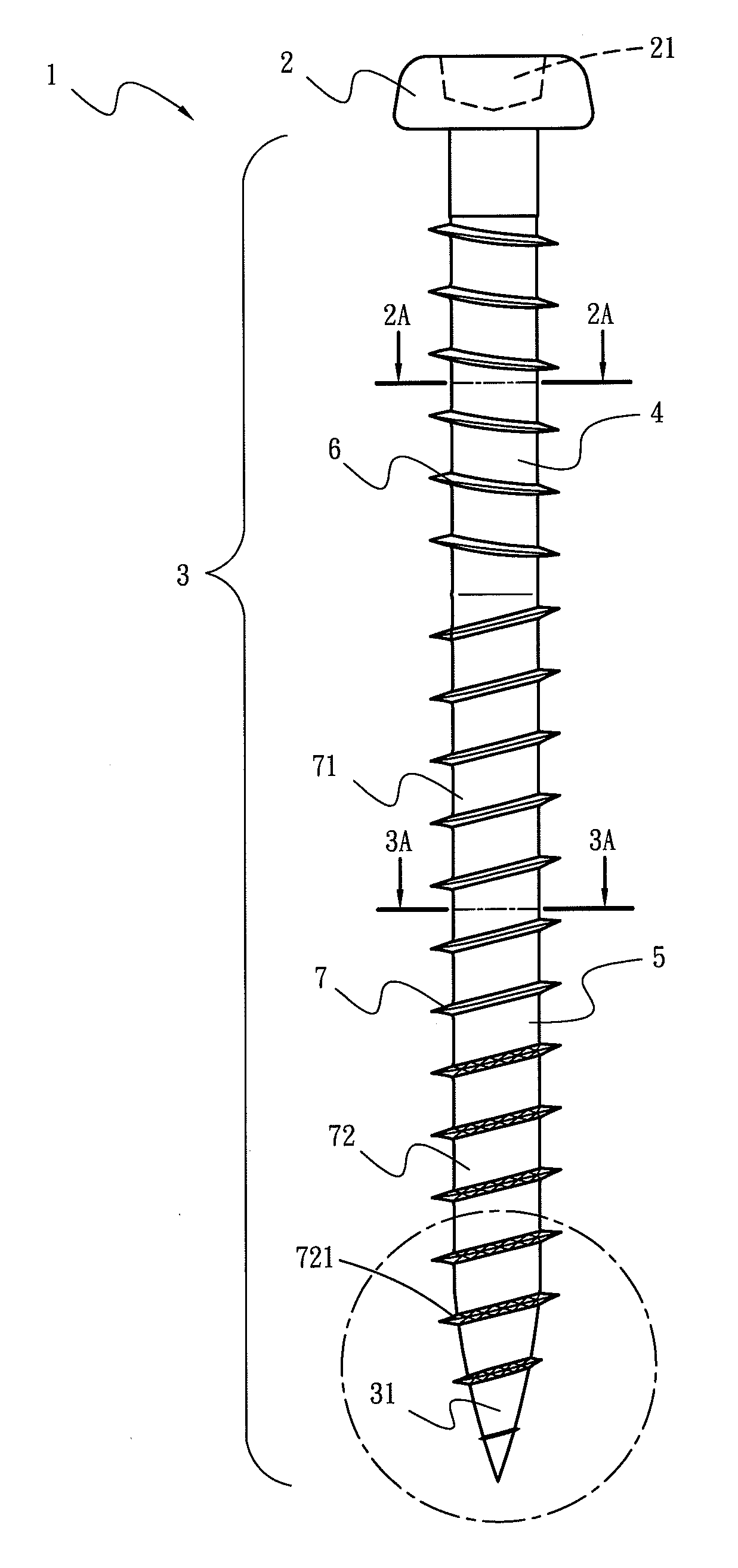 Screw structure