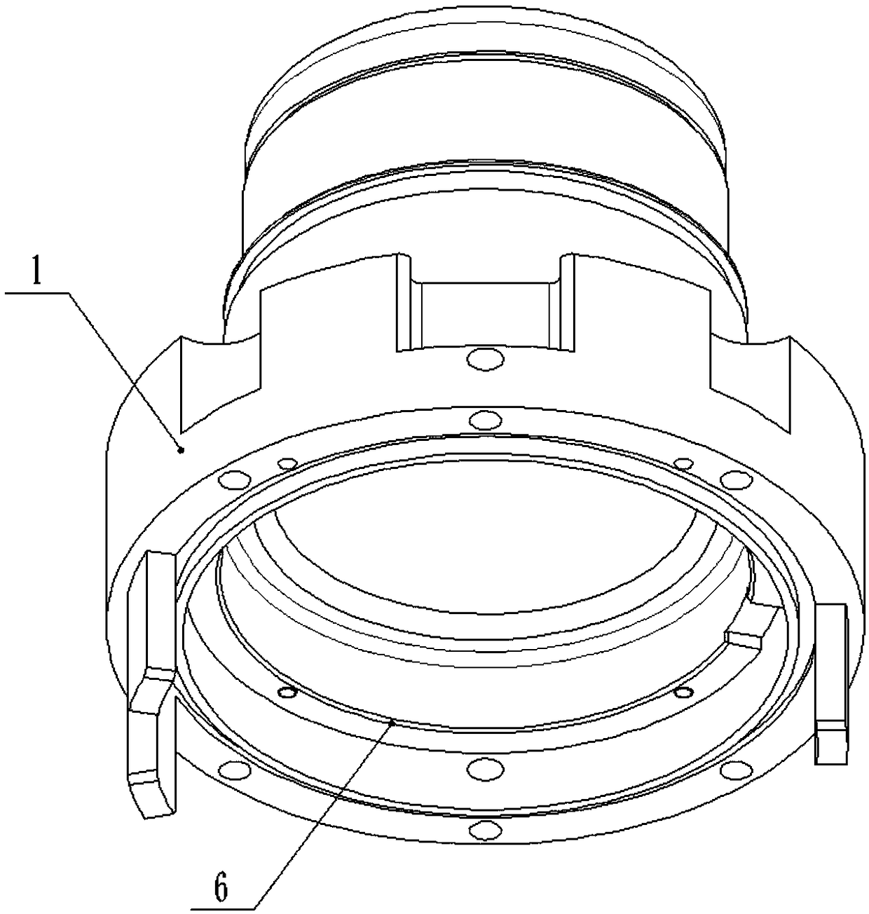 Novel butt joint structure of conductive slide ring