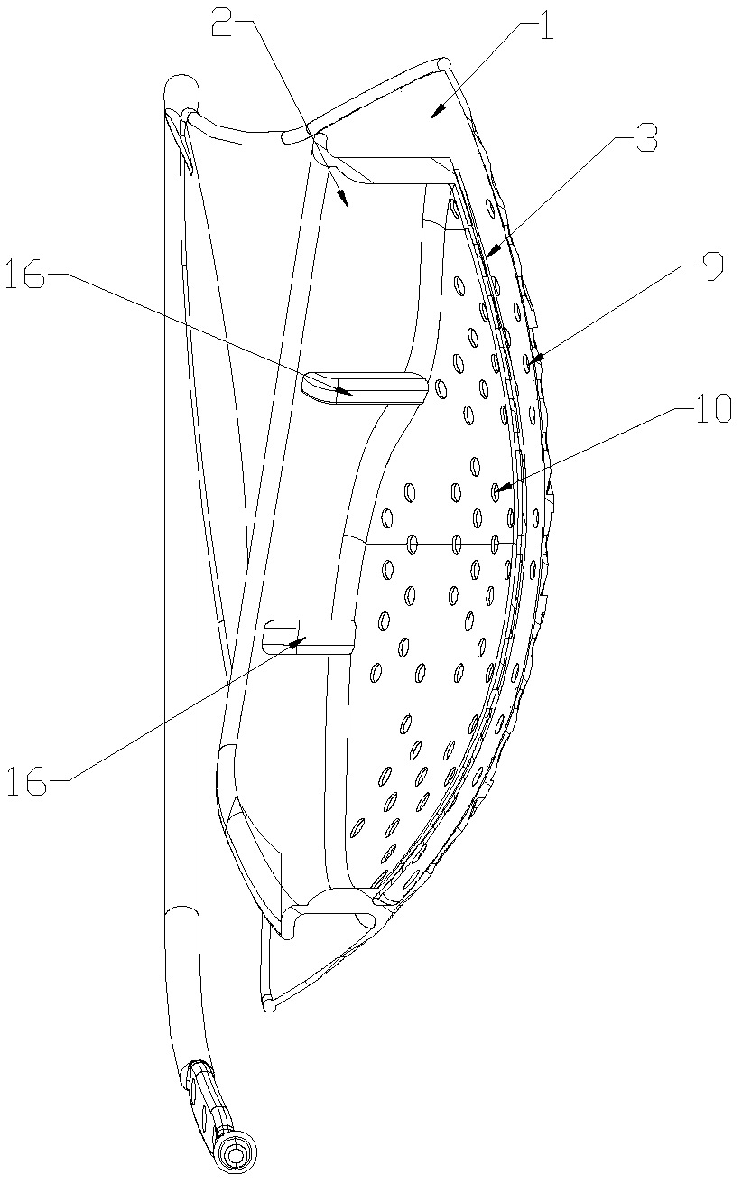 Silica gel temperature measurement protective mask