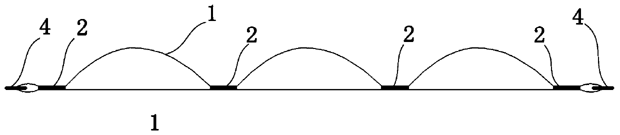 Multifunctional decoration rope and manufacturing method thereof