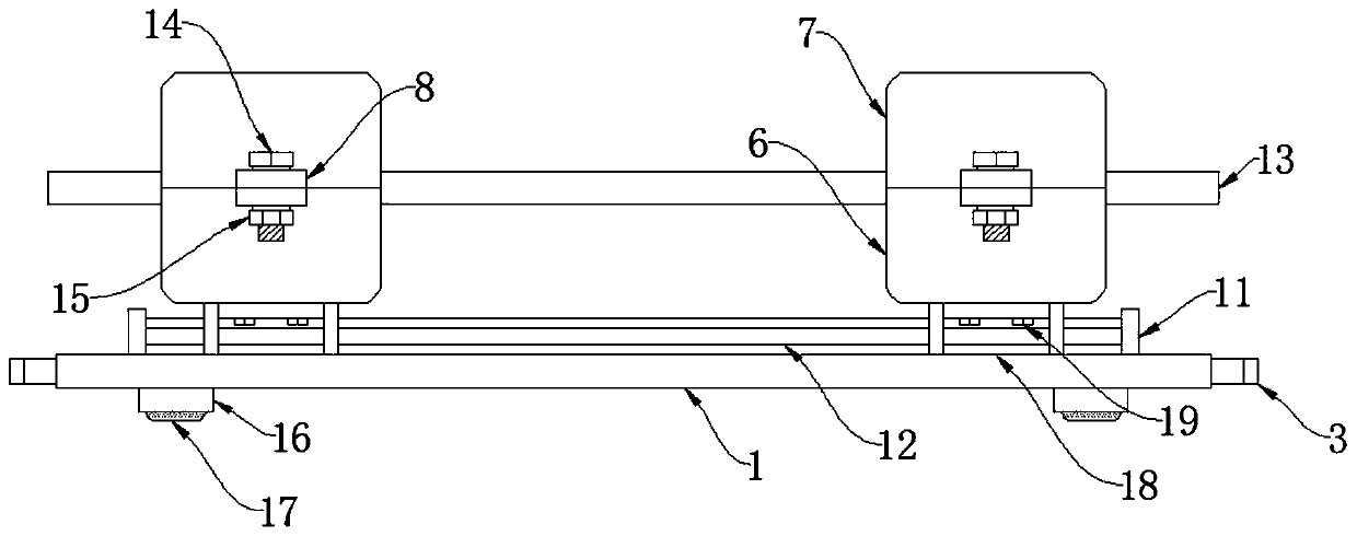 Device pressing device of optical fiber fixing element