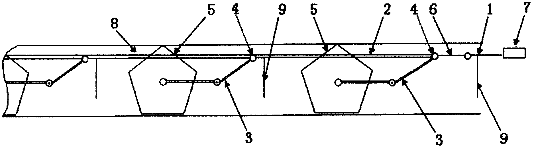 Coke oven coal leveling bar with pressing device