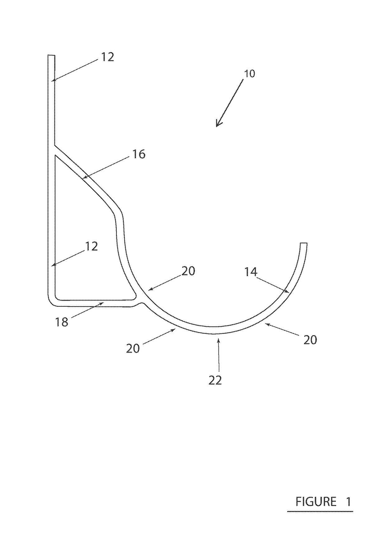 Bracket for mounting a pipe away from a vertical wall