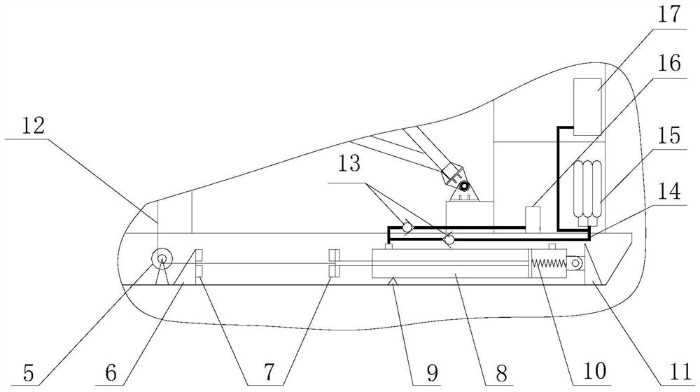 Hydraulic energy storage power generation type anchoring system for wave energy power generation device