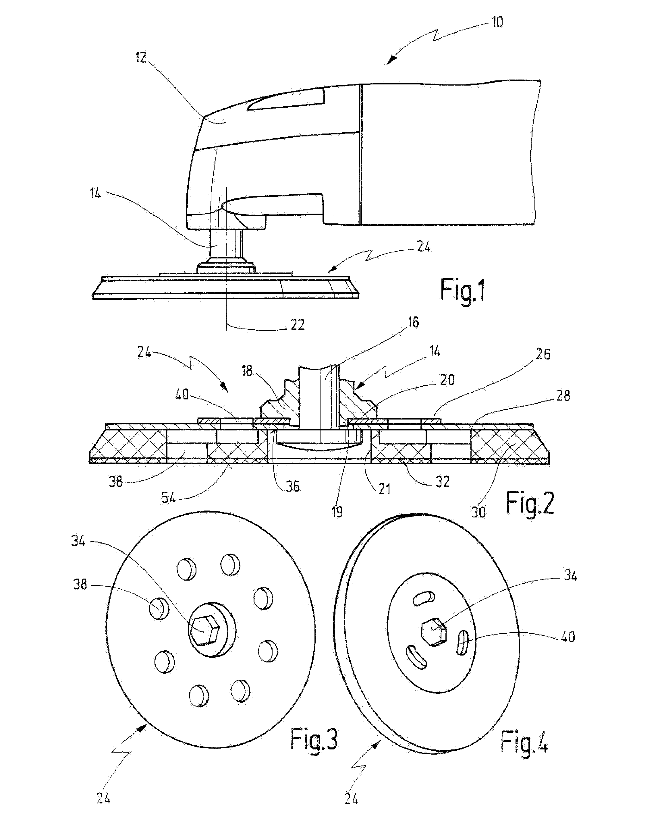 Grinding Or Polishing Tool For An Oscillating Drive