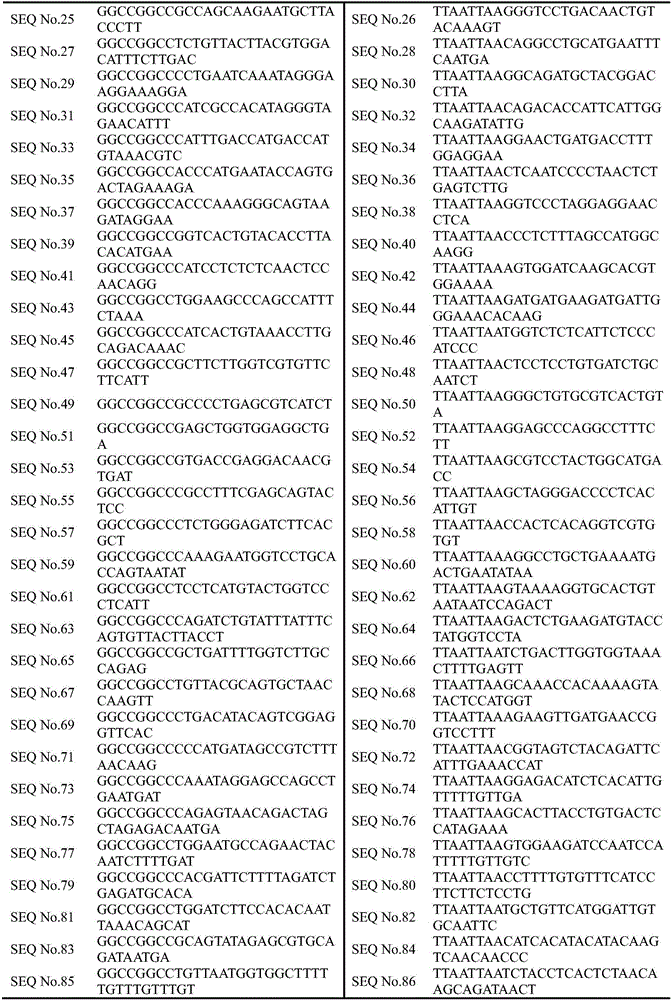 Non-small cell lung cancer targeted therapy gene detection method