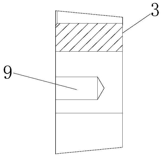 Transmission connection structure of fan impeller of sweeper truck