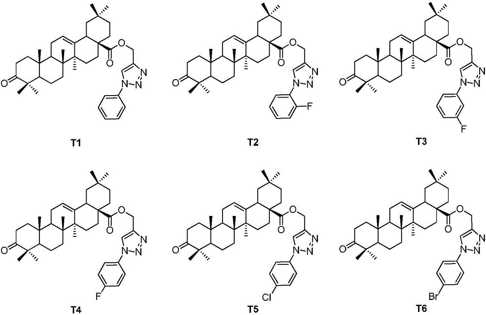 Oleanolic acid-3-one derivative having antitumor effects, preparation method, and application thereof