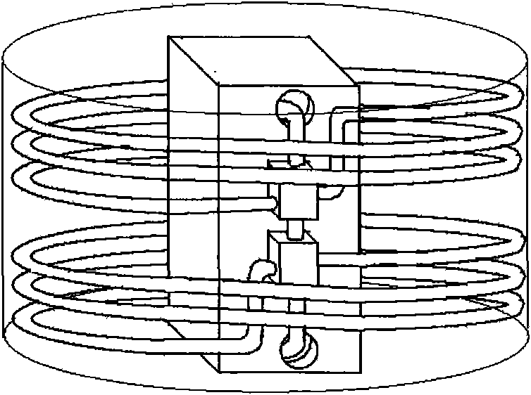 Integrated executive mechanism of satellite attitude control and thermal control and control method thereof