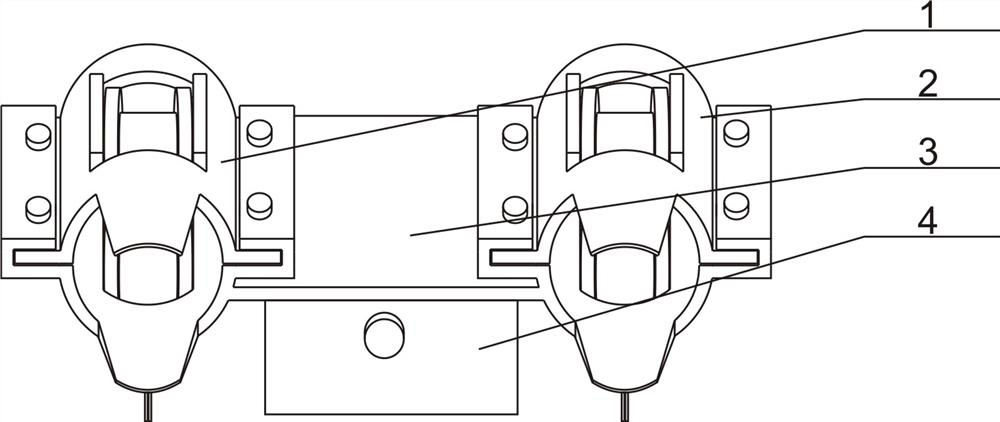 Power transmission line foreign matter cleaning device