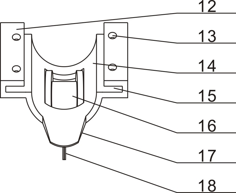 Power transmission line foreign matter cleaning device