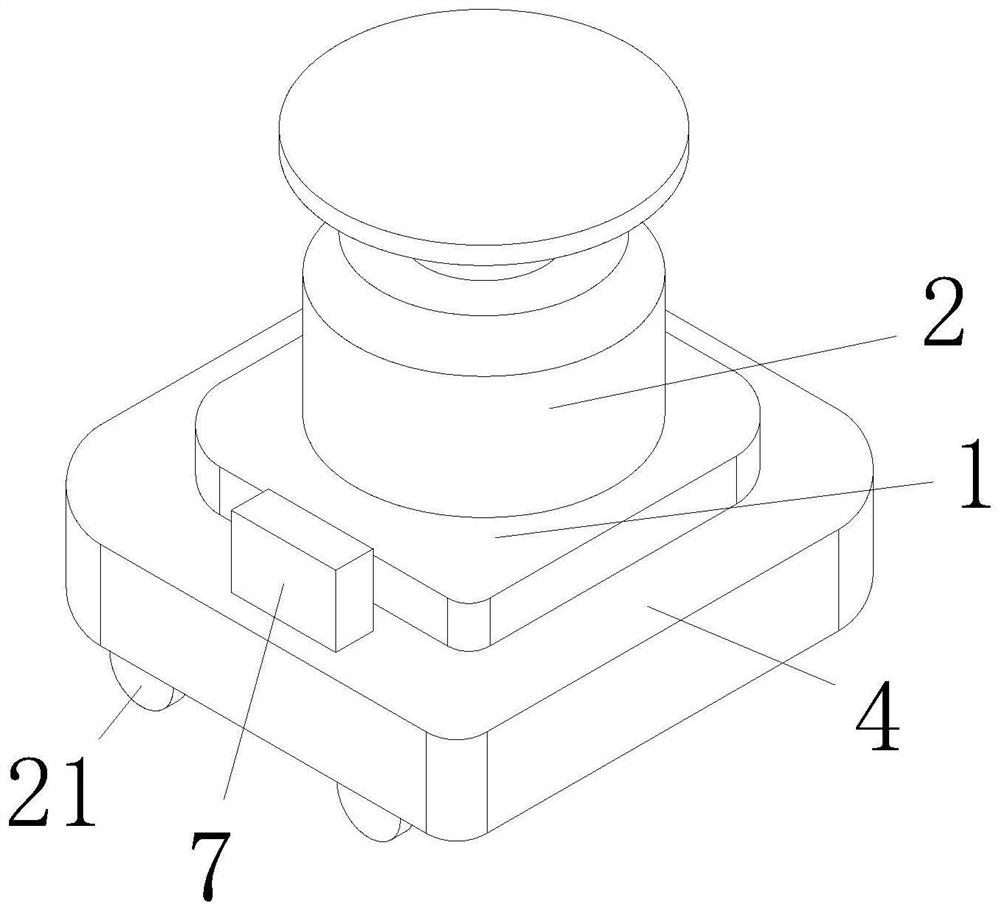 Stable circular knitting machine base