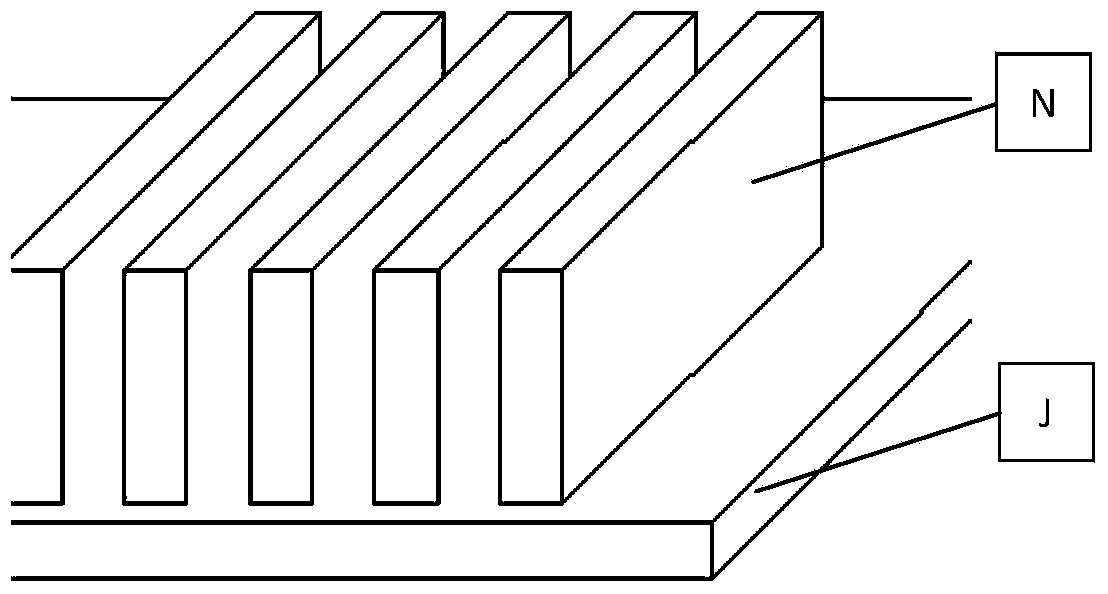 Method for preparing high aspect ratio metal microgratings on metal substrate