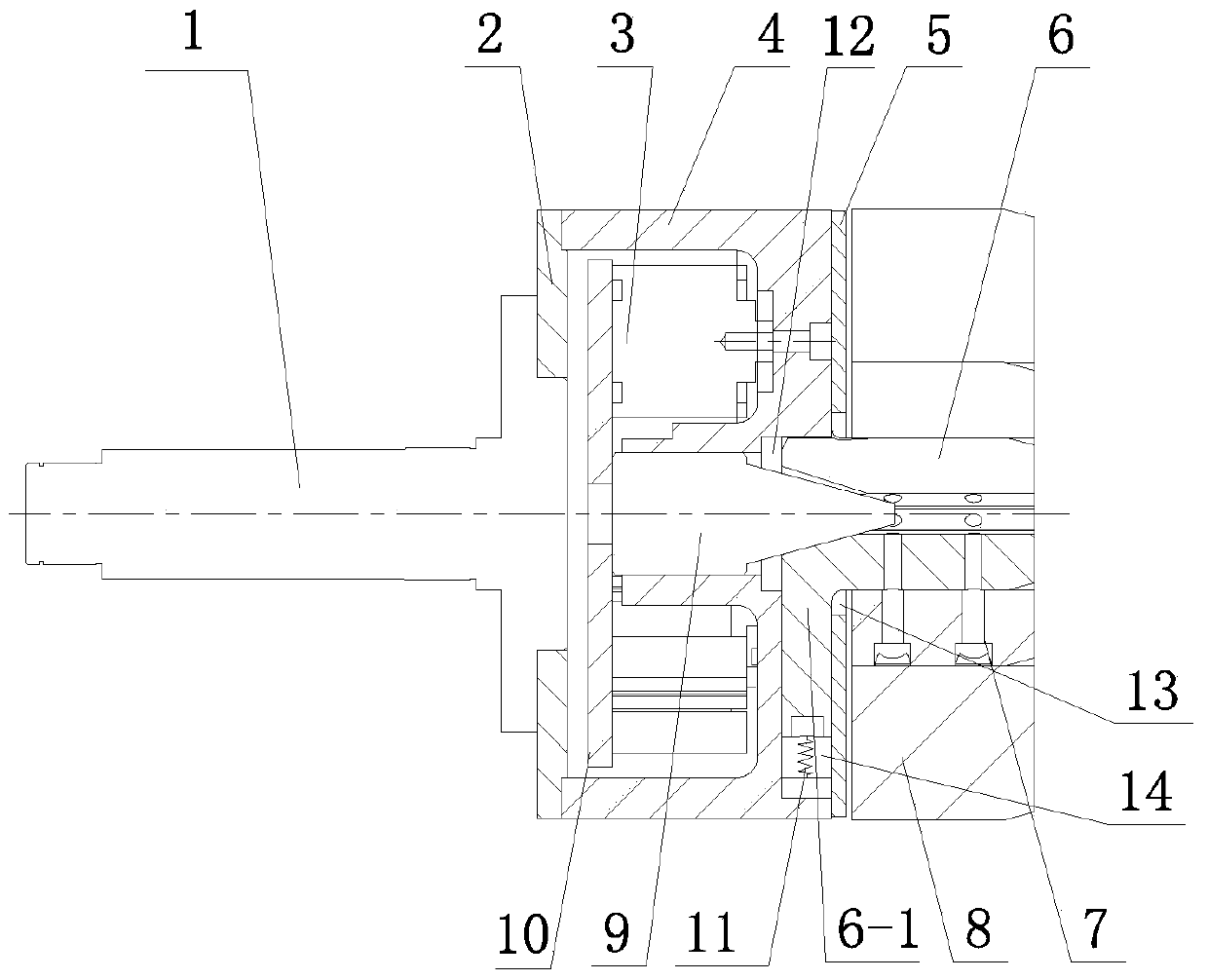 Multipurpose pneumatic chuck and operating method thereof