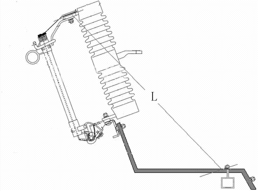 Power distribution rack falling type fuser lower connector wiring terminal bar