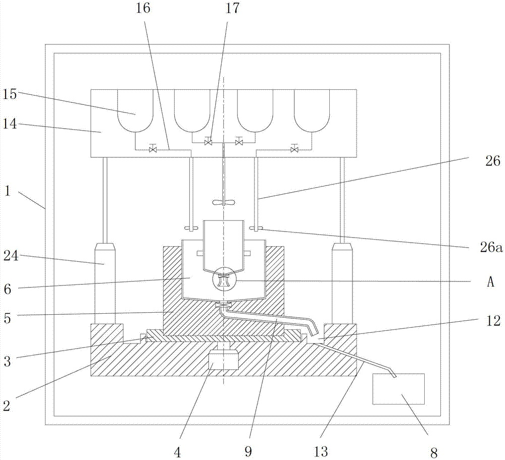 Special extraction device for main ingredient collagen II of natural cartilage matrix