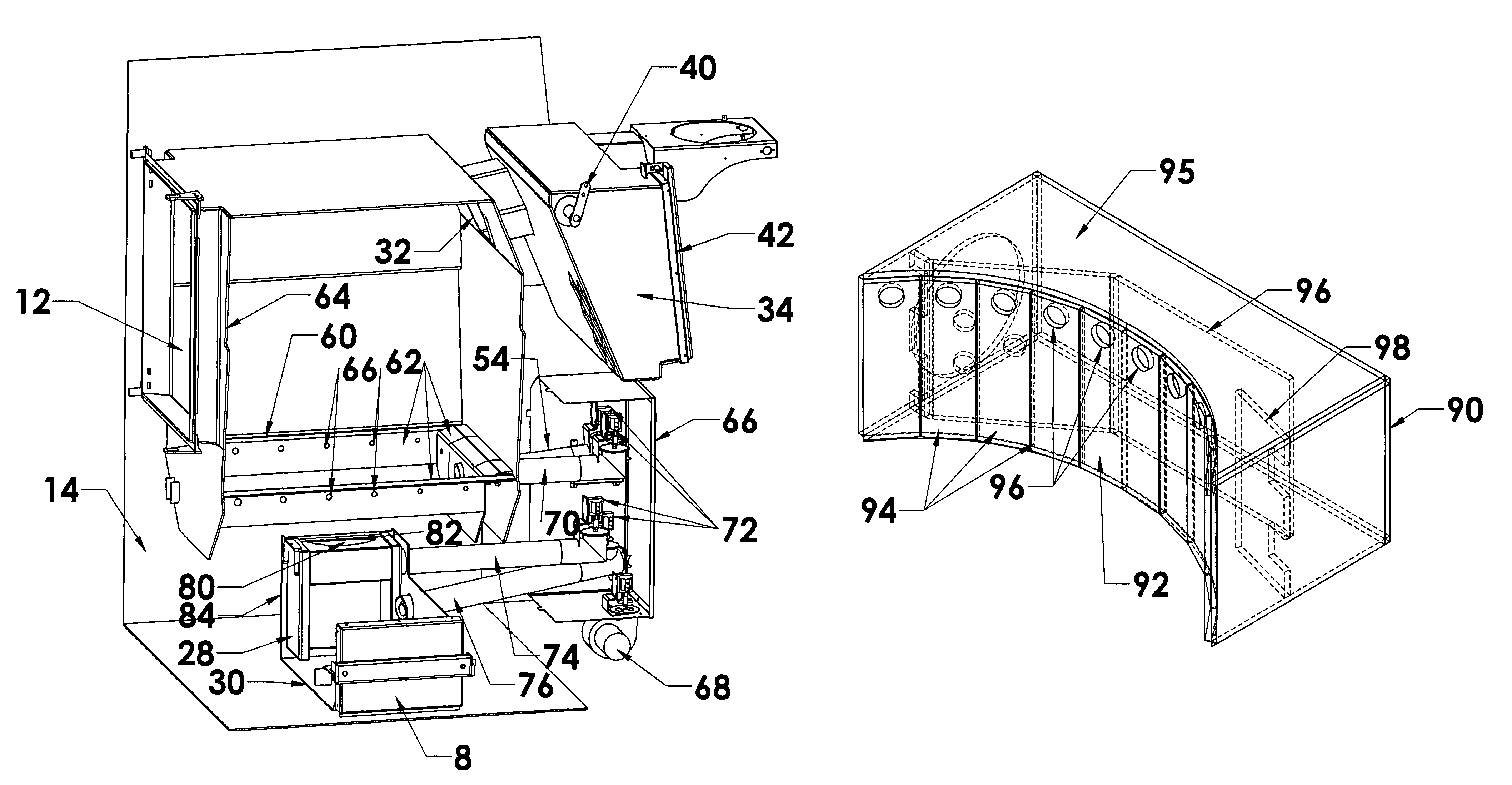 Wood fired boiler