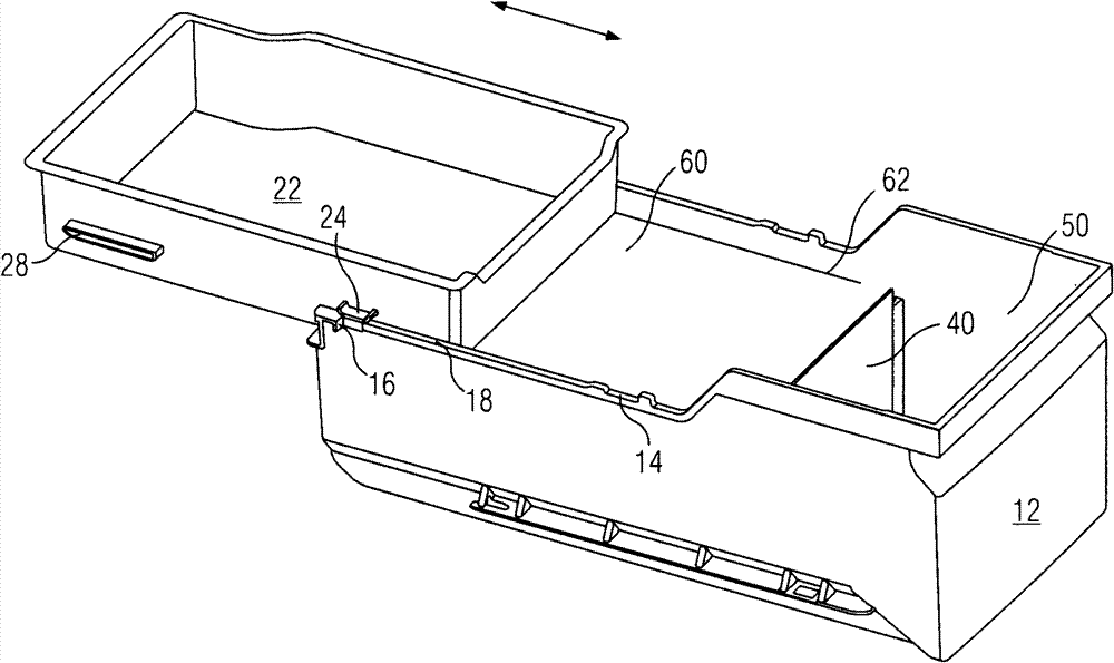 Double-layer drawer for refrigerators and refrigerator thereof