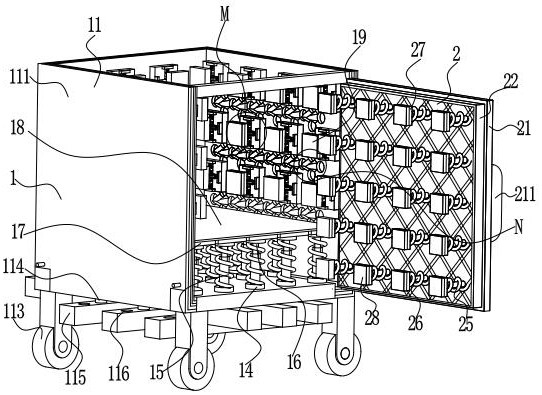 Noise reduction and shock absorption device of transformer