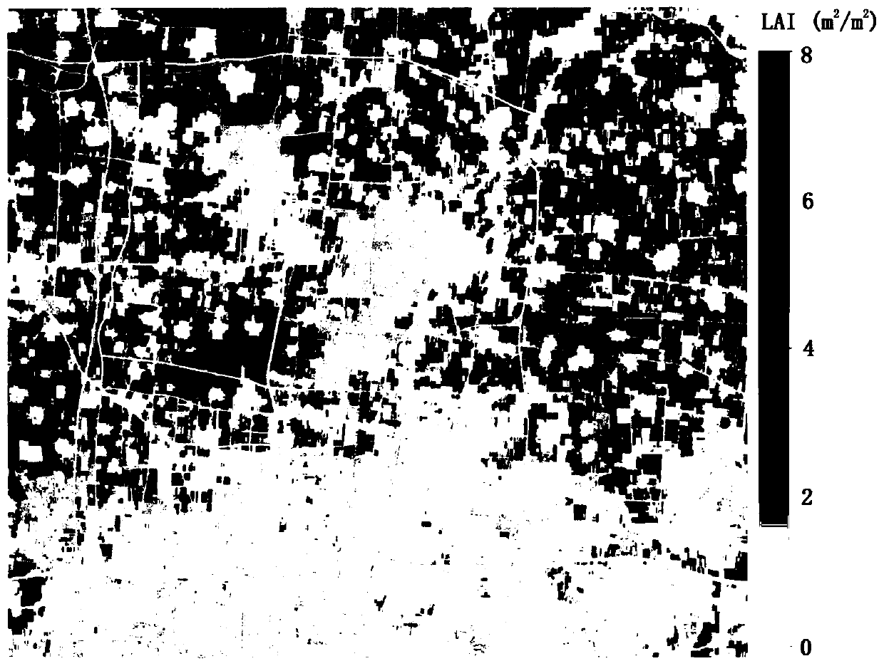 Crop growth monitoring method based on inverse Gaussian process inversion of leaf area index