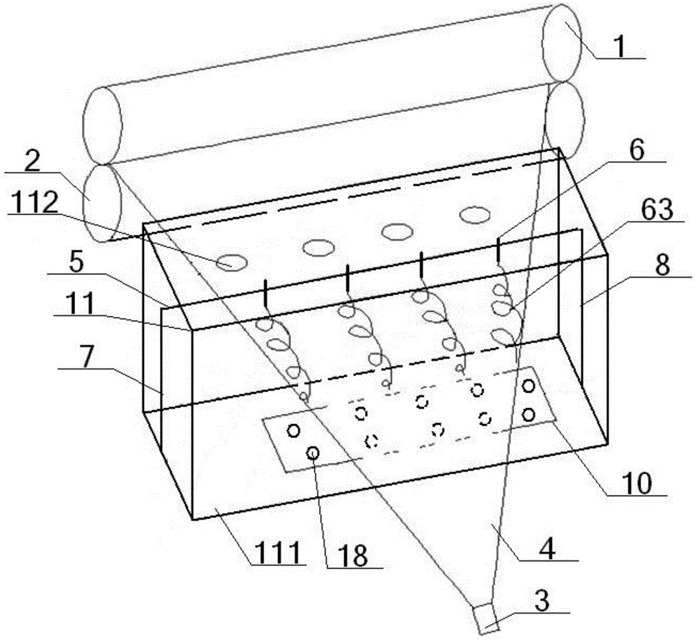 Equipment of improving card silver quality through net supporting plate to guide electrostatic spinning and using method