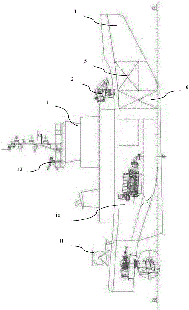 Azimuth tugboat with oil slick recovery function