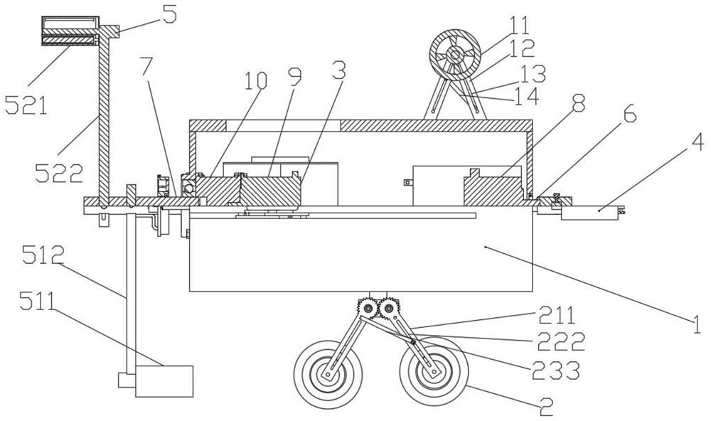 A pipe inner wall coating device