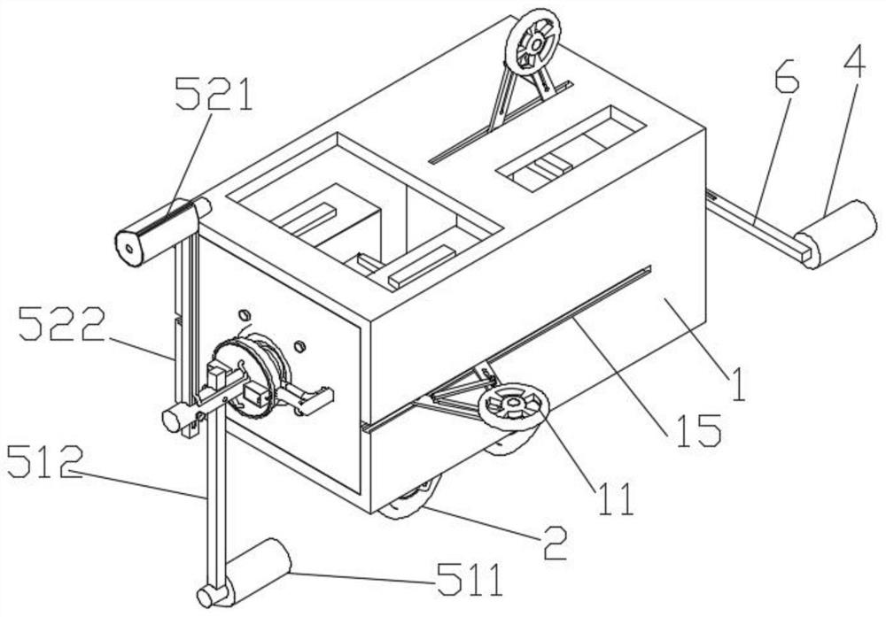 A pipe inner wall coating device