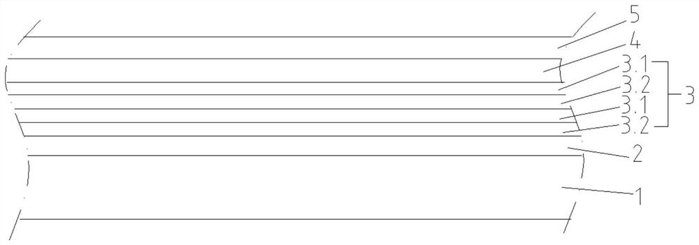 Gold product surface nano multi-layer composite anti-scratching film and preparation method thereof