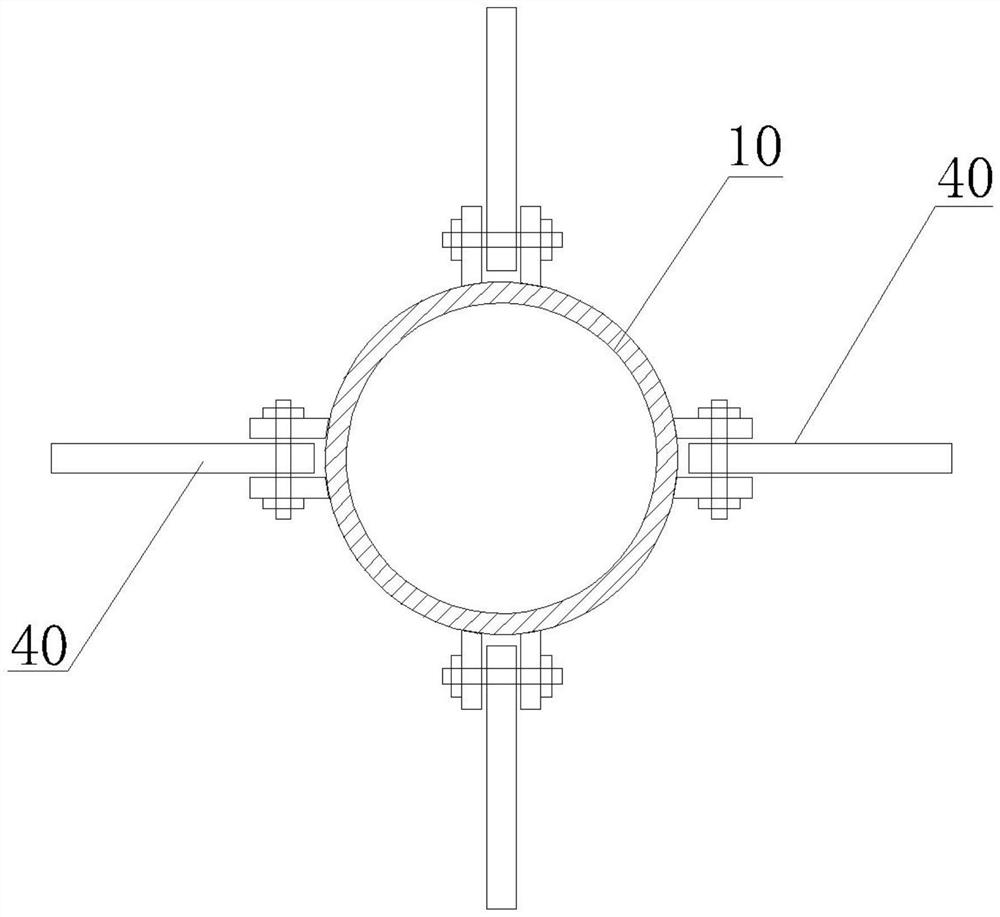 Self-tightening prestressed anchor cable