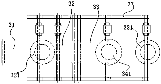 Light and thin metal fine crushing treatment device and fine crushing and sorting process thereof