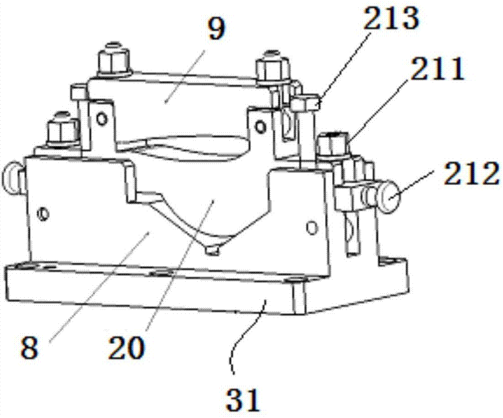 Composite-material-based paddle torsional angle detection device of unmanned aerial vehicle