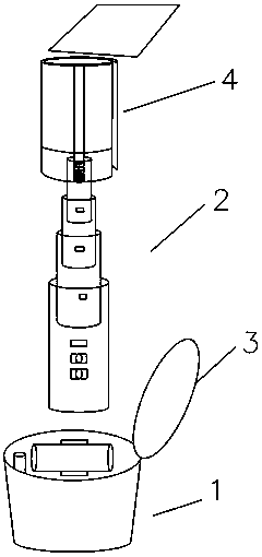 Adjustable banner advertising device and installation method thereof