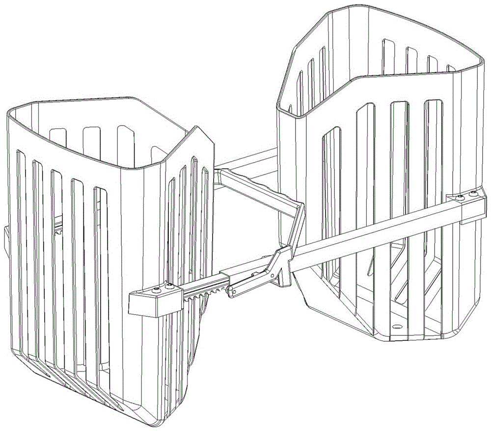 Automatic locking shoe dewatering device