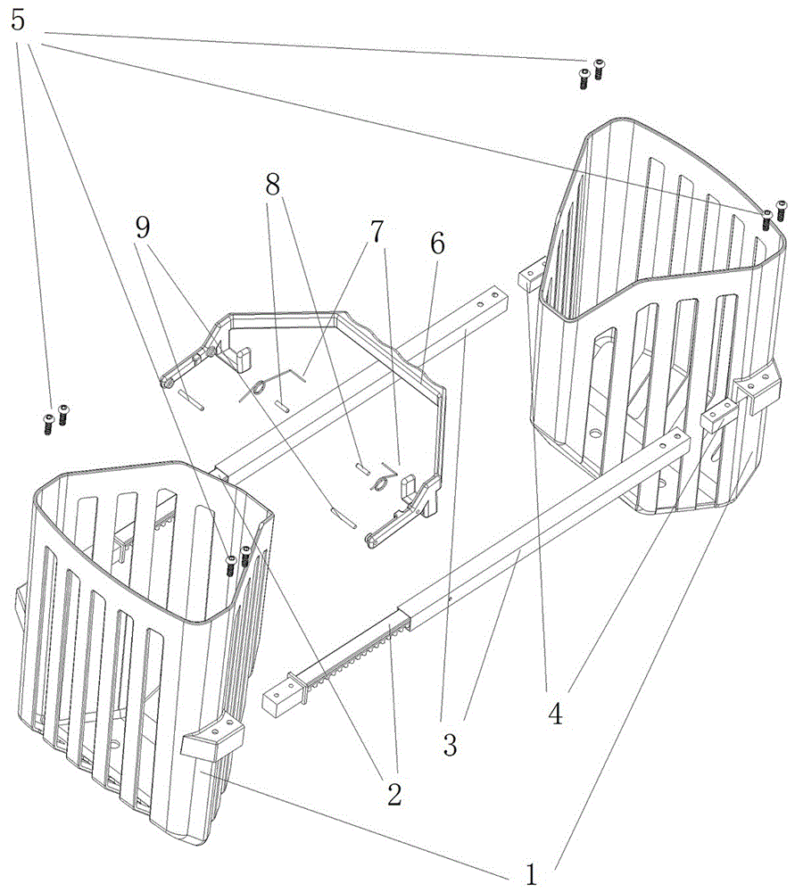 Automatic locking shoe dewatering device