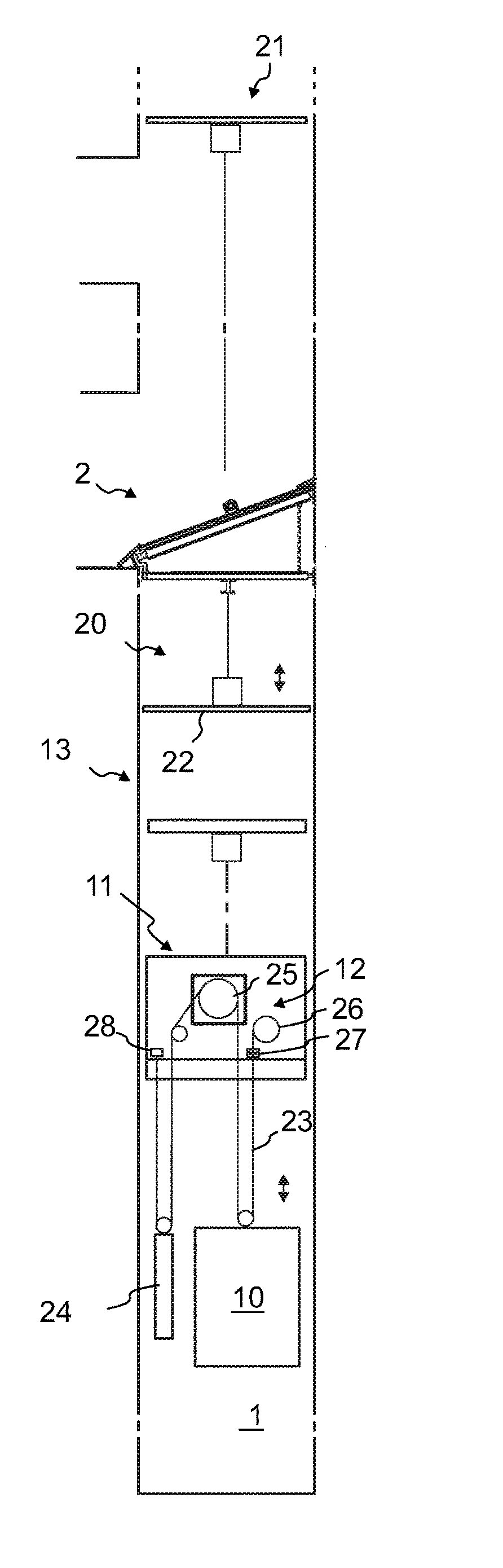 Elevator arrangement and method