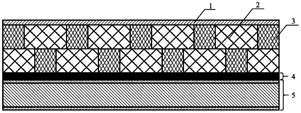 Composite bulletproof armor plate and preparation method thereof