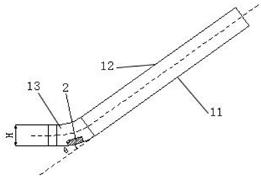 A kind of debris flow airfoil guide groove structure