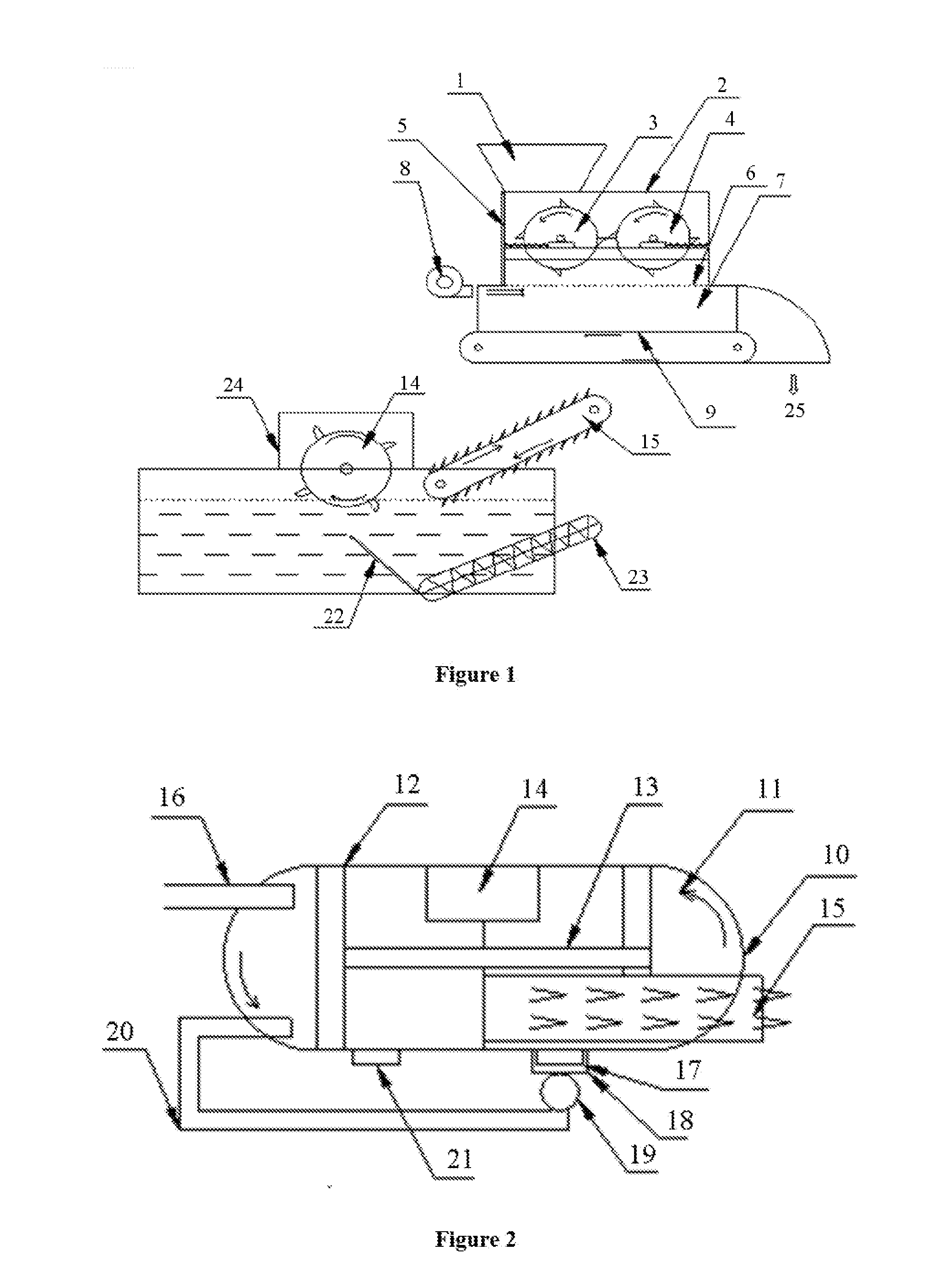 Dry-wet combined sorting system for municipal solid waste