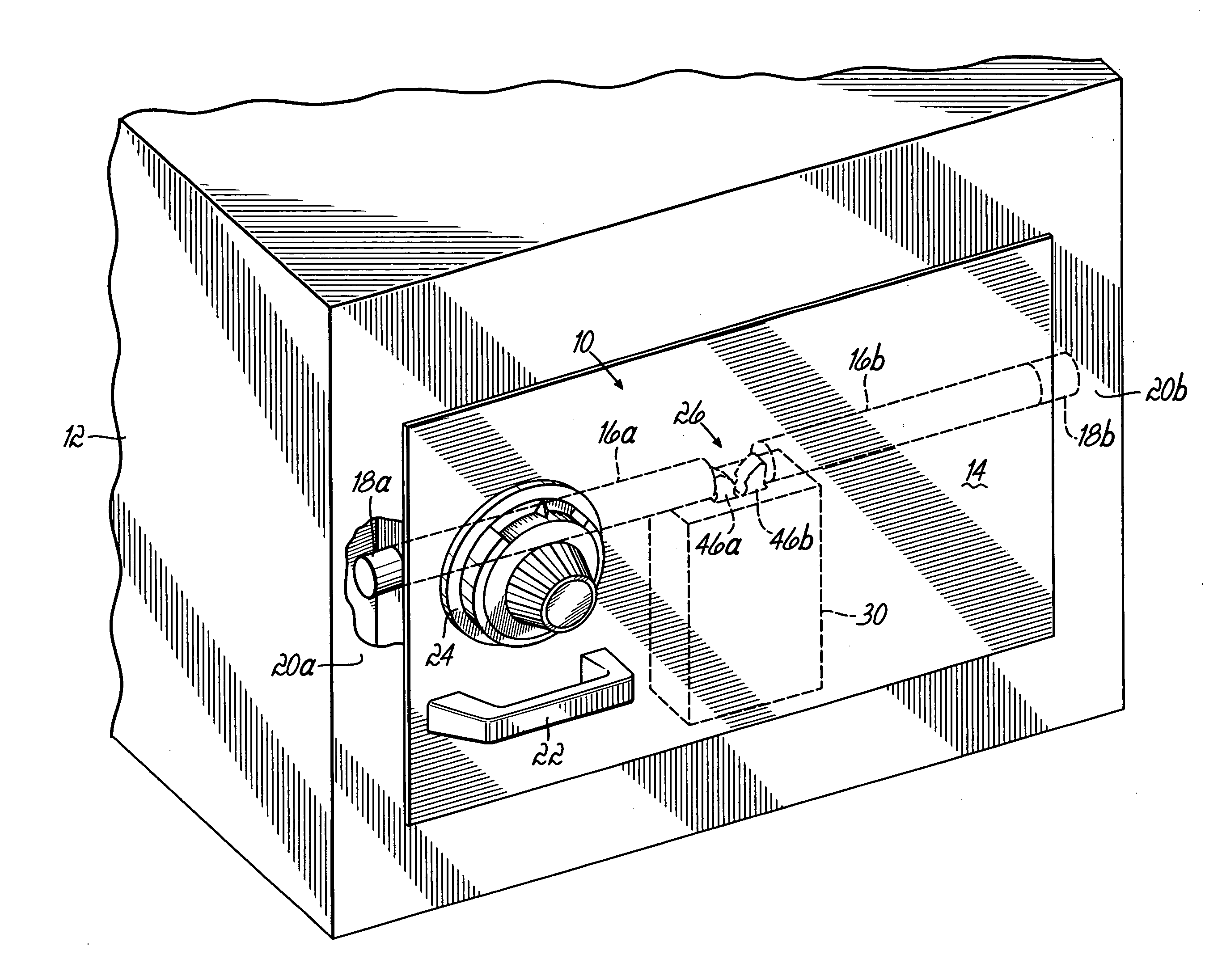 Lock bolt release system and method