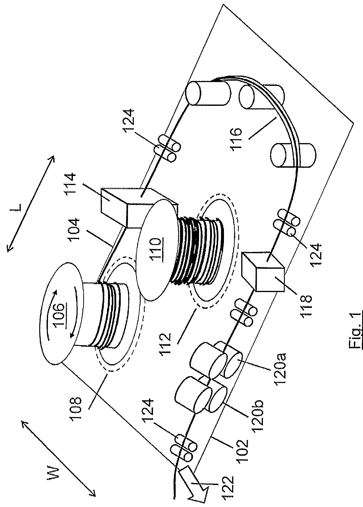 Laying of conduit at sea using horizontal reels